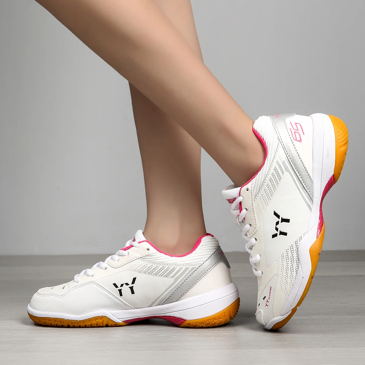 Männer Badminton Schuhe Wettbewerb Tragen Beständig Tischtennis Schuhe Ausbildung Turnschuhe Männlichen Original Volleyball Schuhe: Licht Grün / 42