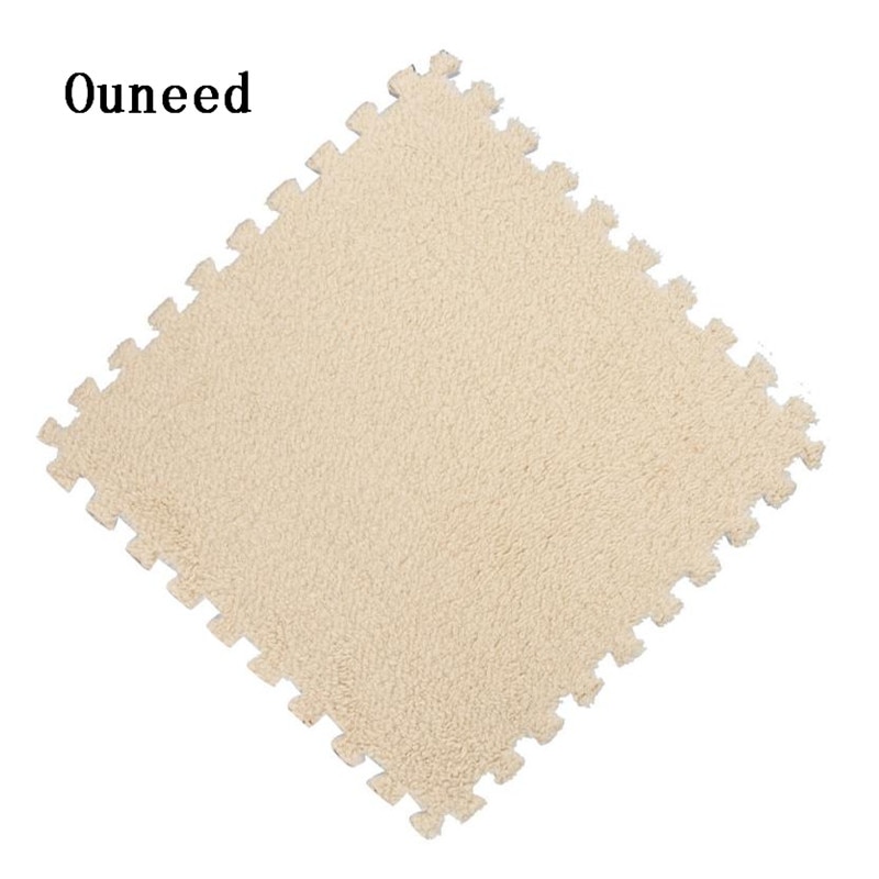 ! Alfombra de goma EVA para bebé de 25x25CM de , Alfombra de espuma para niños, Alfombra de puzle, suelo ecológico de terciopelo peludo para bebé en 7 colores # JYFW0