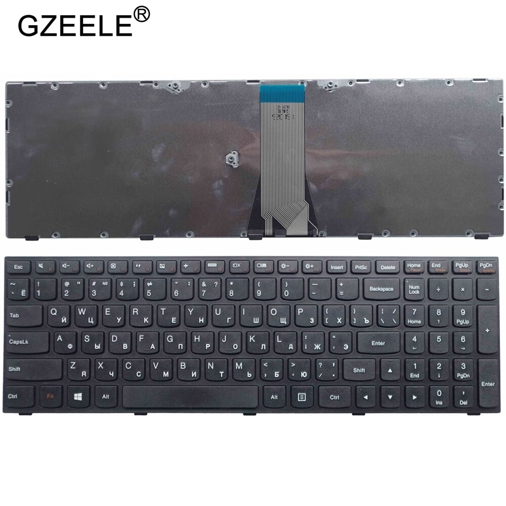 GZEELE laptop keyboard for LENOVO G50 Z50 B50-30 G50-70A G50-70H G70-80 series RU layout black notebook RUSSIAN keyboard