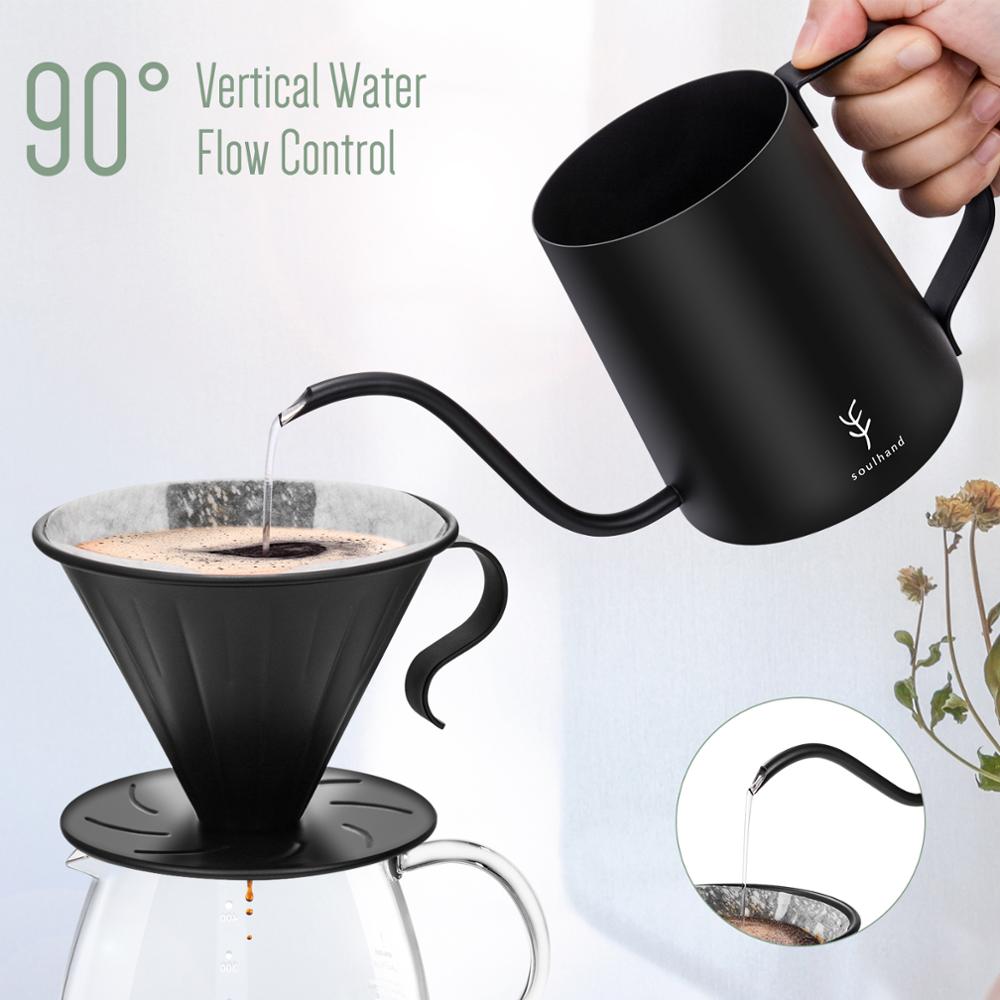 Pot Dripper Hand Drip V60 Coffee Maker Box Set Stainless Steel... – Vicedeal