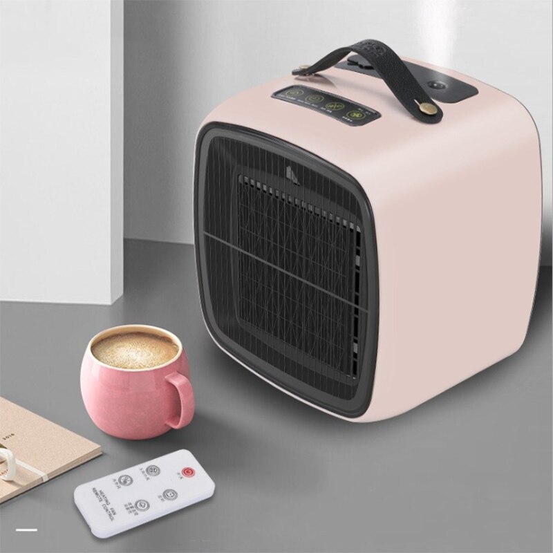 3 in 1 Fan Heater Humidifier Portable Electric Heater Desktop Heating Warm Fan Home Office Room Energy Saving Warm Air Blower