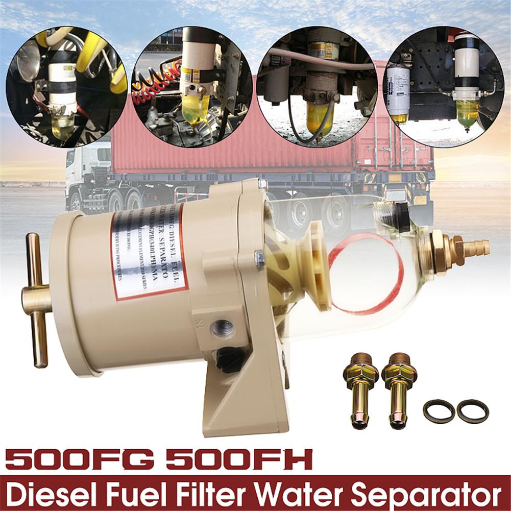 500fg 500fh diesel brændstoffilter olie/vand separator marine båd lastbiler 90 gph båd brændstof filter marin motor brændstof