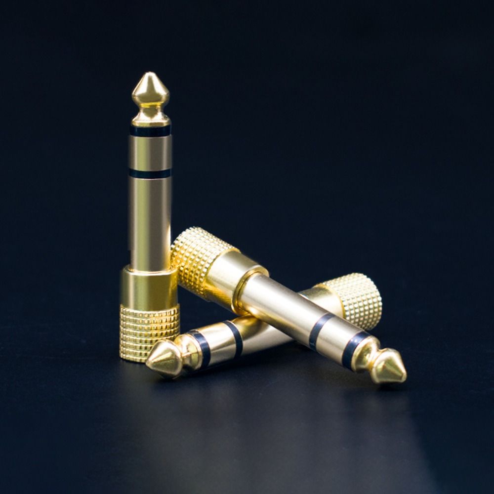 Small To Big Headphone Adapter 1/4 Inch Jack Audio Adaptor Audio Stereo Adaptor for For Microphones Speakers Electric Pianos