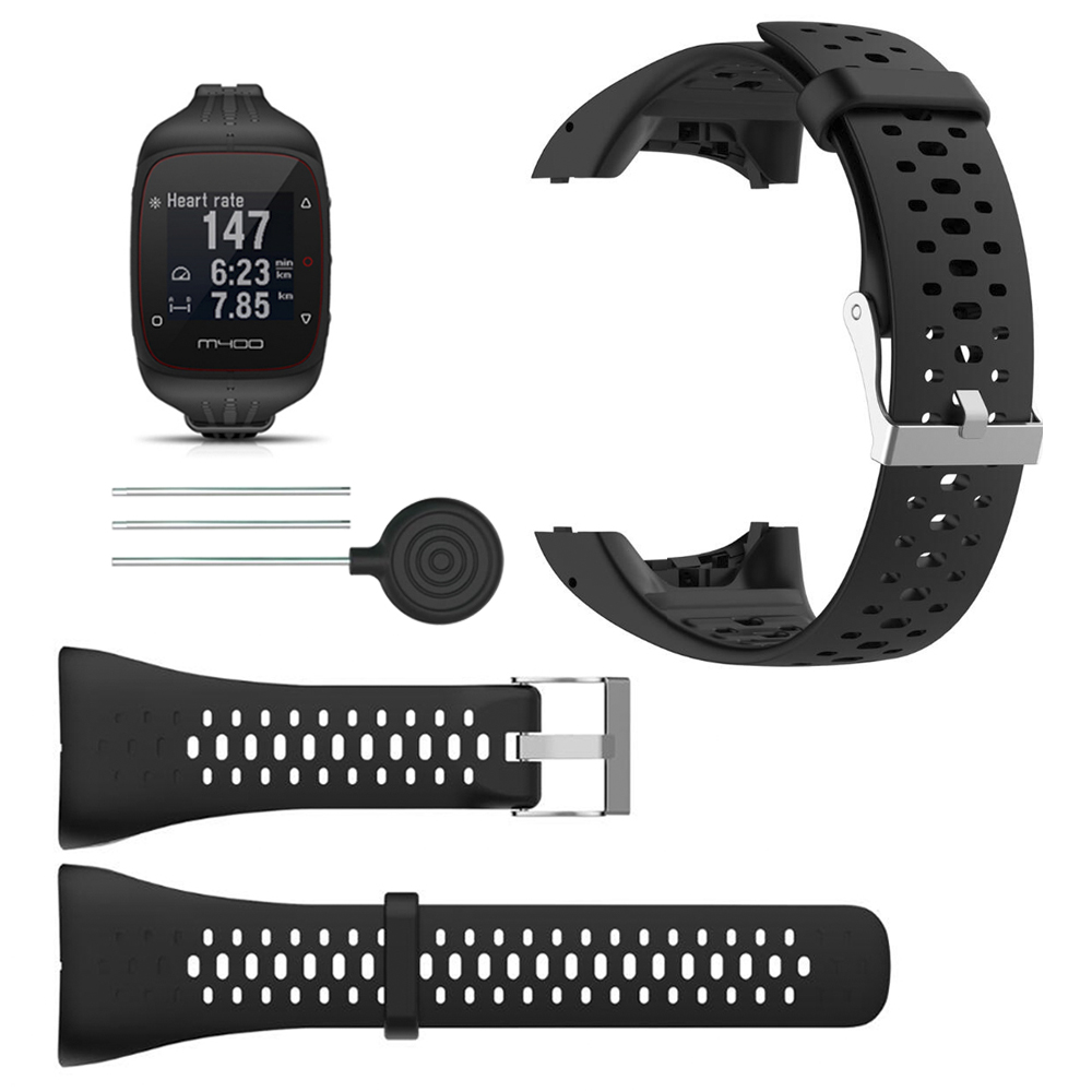 Fascia di polso Cinghia per Polar M400 M430 Sport Intelligente Orologio Molle Del Silicone Sostituzione Della Cinghia Del Wristband Del Braccialetto Cinturino Accessori