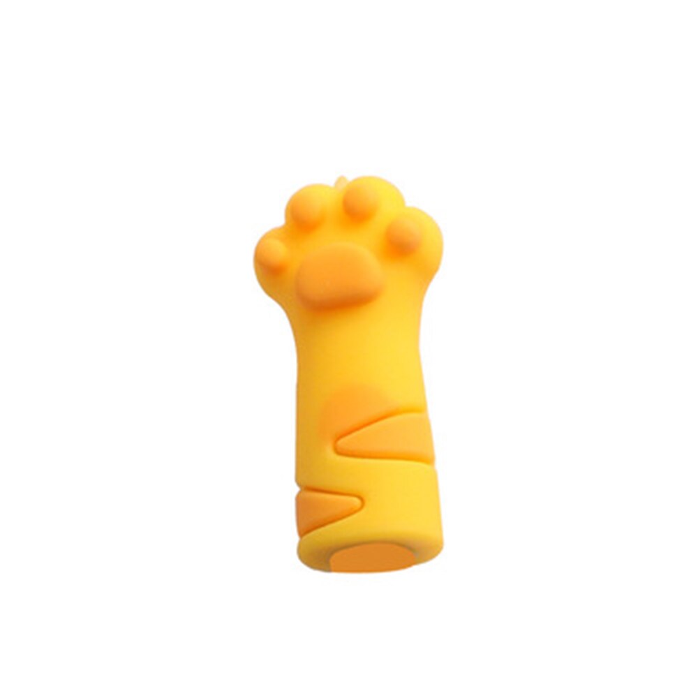 1 st nyppskydd skyddshylsa för nagelband sax manikyr pedikyr verktyg död hud pincett keps: Gul
