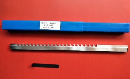 HSS 6mm C1 Push-Type Keyway Broach Metric Size HSS... – Grandado