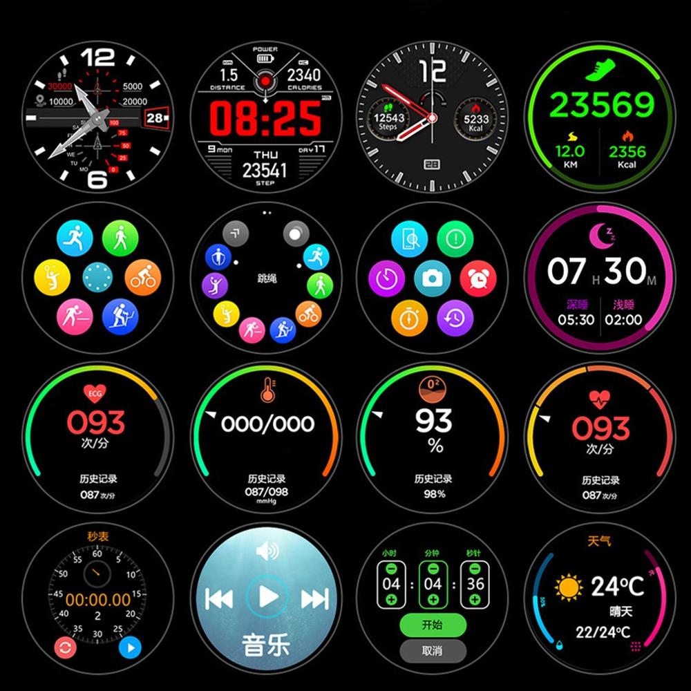 Smart Bracelet Full Circle Screen Full Touch 230Mah Multi-Sport Step Health Monitorin Stability And Compatibility