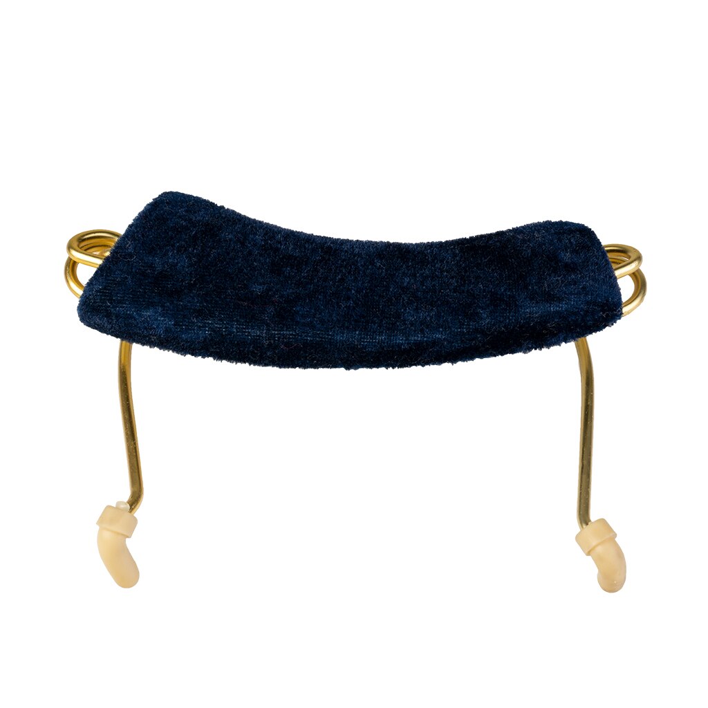 Violin Shoulder Rest Collapsible&amp; Height Adjustable Feet High Strength Sponge Wood Violin Shoulder Rest For 4/4-3/4 Violin: Nylon Blue