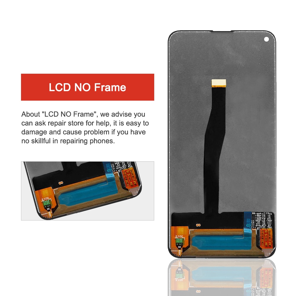 6.26'' Original Nova5T Lcd for Huawei Honor 20 LCD Touch Screen With Frame Digitizer Assesmbly For Honor 20 Pro YAL-AL10 YAL-L41