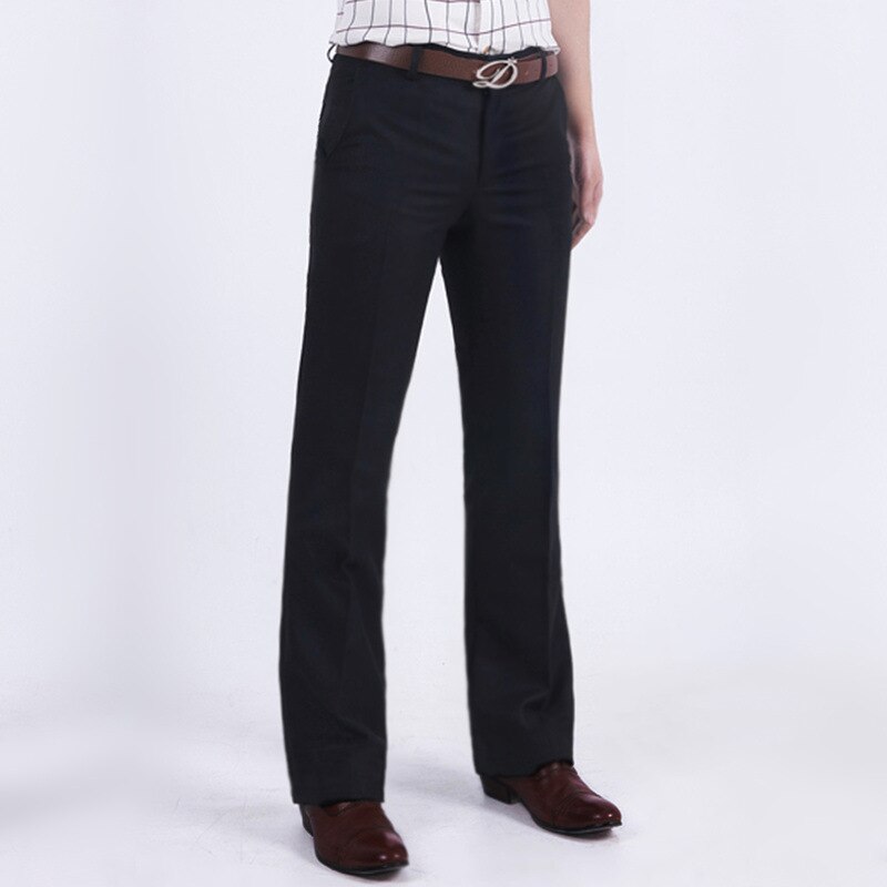 #39 pukuhousut mikroelastiset tulihousut miesten #39 ja talven paksut business casual villaiset suorat leveälahkeiset housut