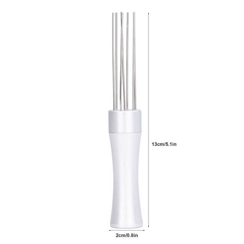 Coffee Powder Hand Tamper Coffee Powder Hand Distributor Polished Distributing Evenly for Restaurant