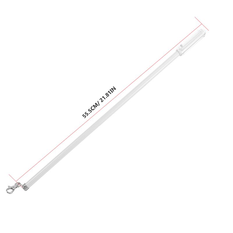 Baguette de rideau en alliage d'aluminium, nervure de rideau, le plus récent manuel, rideaux de fenêtre noirs, 1PC