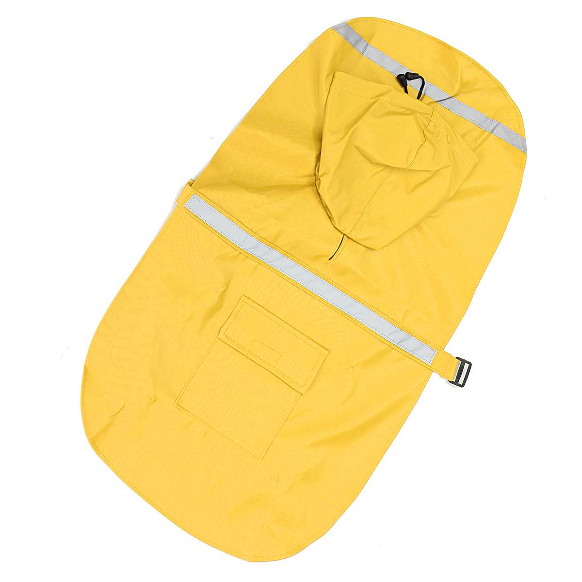 Hond Regenjas Waterdicht Hond Past Regen Cape Pet Overalls Puppy Kat Regenjas Mantel Kostuums Kleding Overalls Regen Mantel: YELLOW