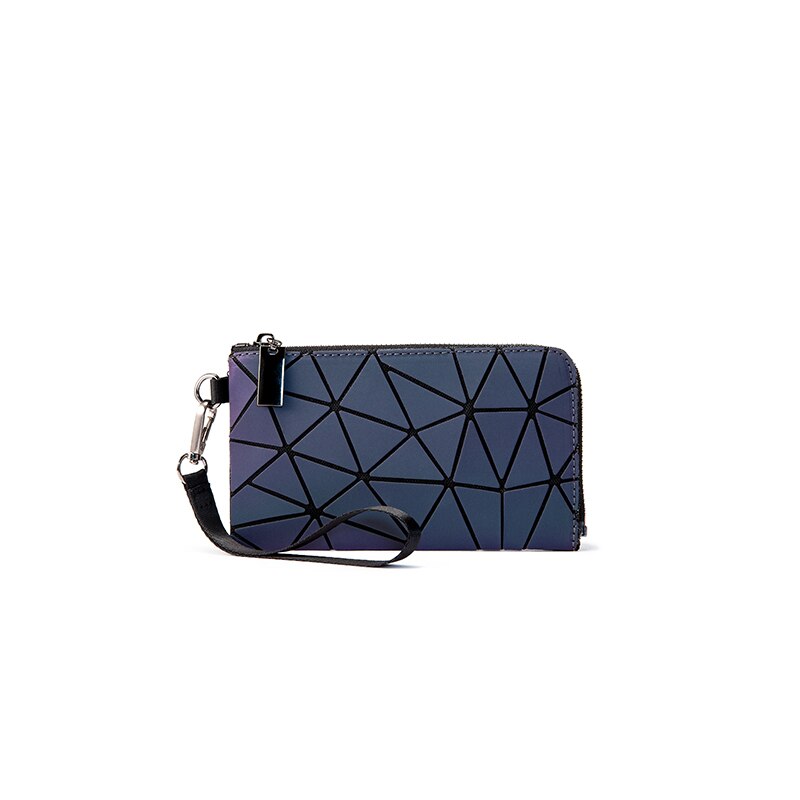 Lovevook women shoulder bag set luxury handbag folding crossbody bag female purse and wallet for ladies luminous color: wallet