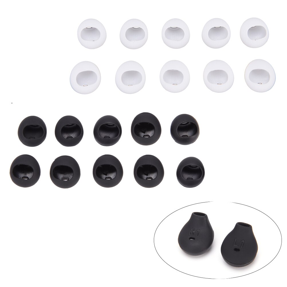 10Pcs Soft Silicone Ear Pads Eartips For Samsung Galaxy S7 S6 Edge 9200 In-ear Headphones Earphone Earpads Ear Pads