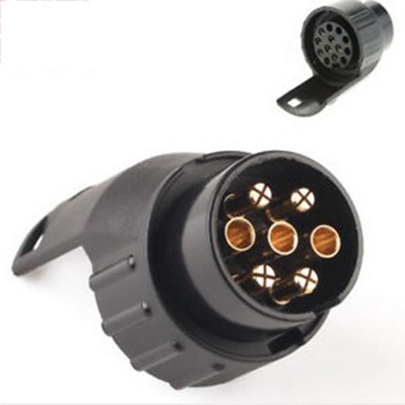 7 Stift zu 13 Stift Mini Auto Lkw Anhänger Stecker Lkw Elektrische Adapter Stecker Anhänger Ende
