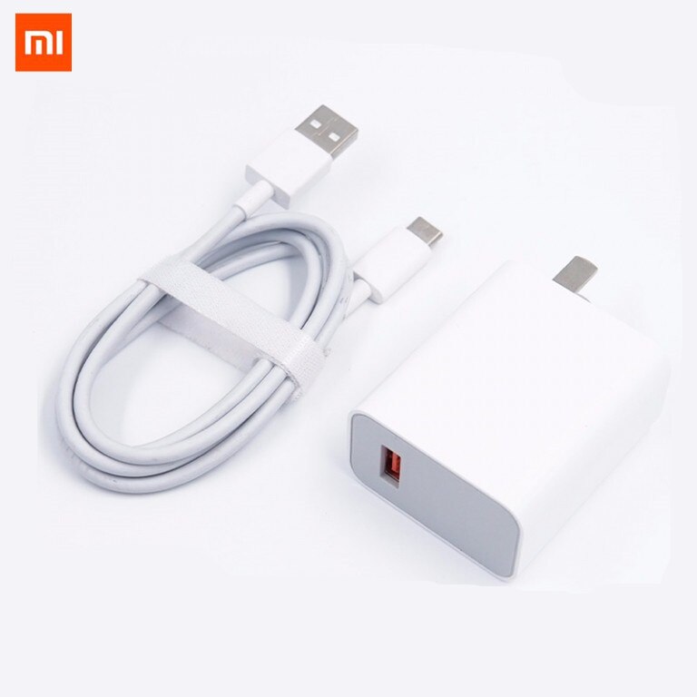 Original xiaomi 33w carregador rápido kit completo tipo-c cabo para mi 10 9 10t lite poco x3 nfc redmi k40 nota 9 10 pro: Original US plug