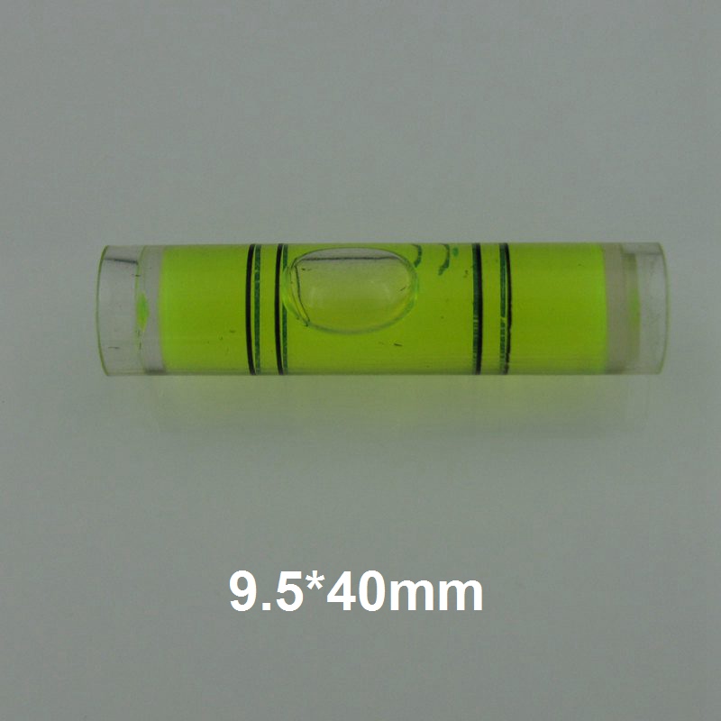 (100 Pieces/Lot) QASE Diameter 9mm Plastic Mini Spirit level Water level Indicator level measurement instrument