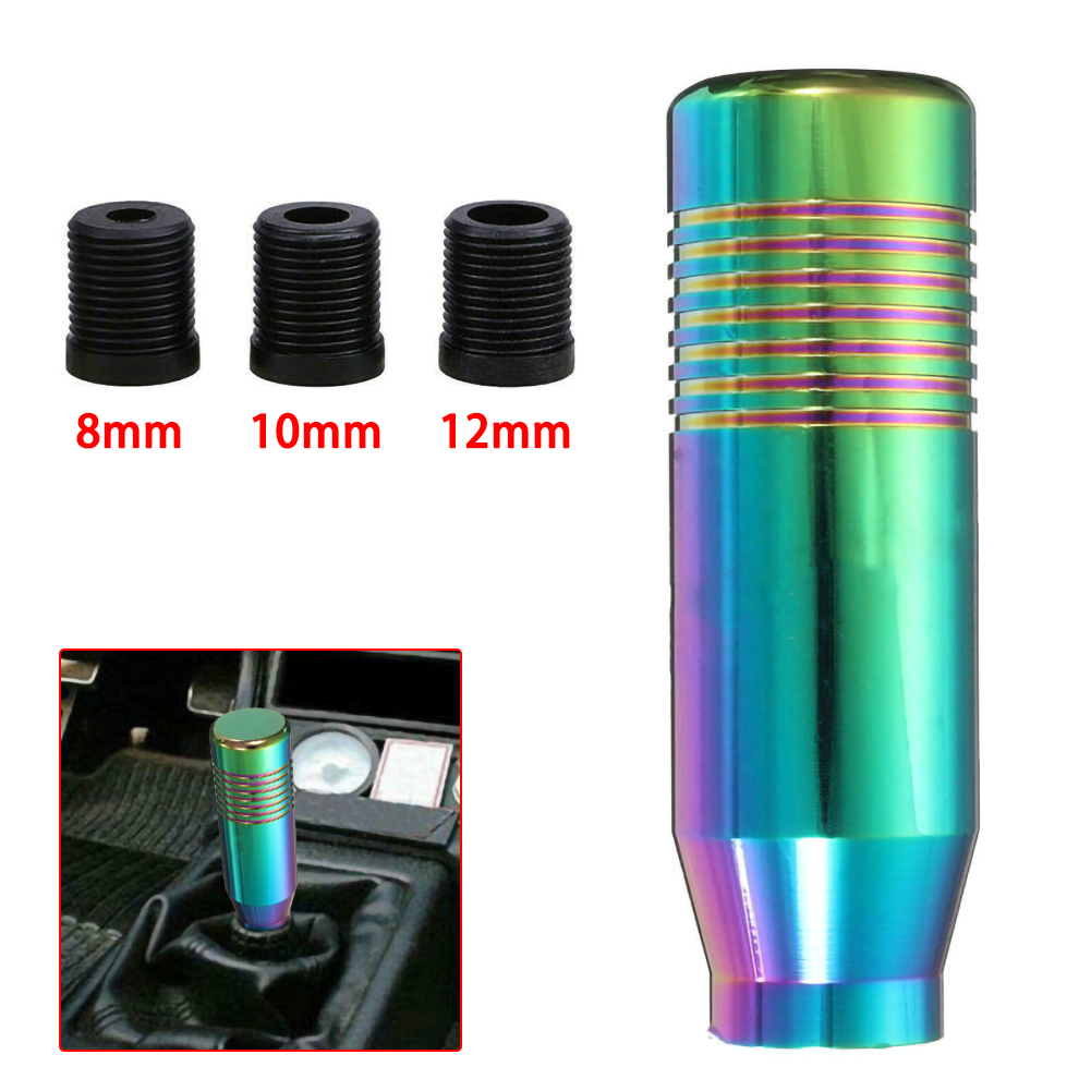 2 Color Universal Car Aluminum Manual Gear Shift Knob Stick Manual Transmission Gearstick Lever Shifter Knob