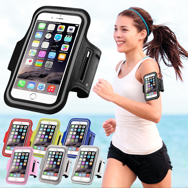 Sport Impermeabile di Sport DELL'UNITÀ di elaborazione Corsa e Jogging Fascia di Braccio Per iphone 6 Plus 7 Più Il 5.5 pollice Del Supporto Del Sacchetto Chiave + Slot Per Casual accessori Custodie