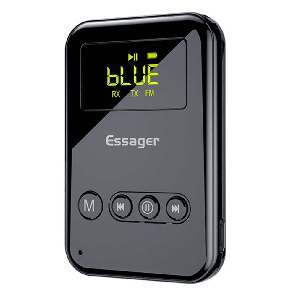 K6 Bluetooth 5.0 Adapter Wireless High definition LED digital display Audio Receiver Transmitter