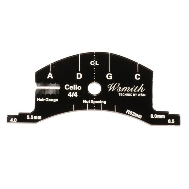 Violin Bridges Multifunctional Mold Fingerboard Template Full Size Making Tools Cello Viola Double Bass Fingerboard Scraper Make: Cello 4 4