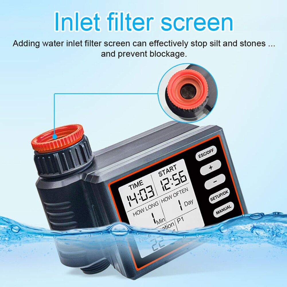 Automatic Watering Timer Automatic Drip Irrigation System Controller Irrigator Controller Water Timer for Home Garden Balcony