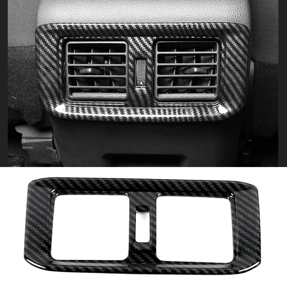 For Toyota Rav 4 Rav4 5 Gen Carbon Fiber Printed ABS Interior Moulding Center Console Dashboard Modify Decoration: Style F