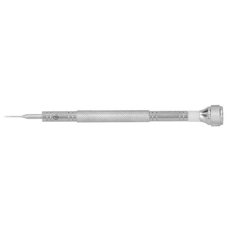 1pc 0.6-2.0mm spårs skruvmejsel rostfritt stål exakt rakt spår skruvmejsel klocka smycken reparation urmakare juvelerare: 0.6mm