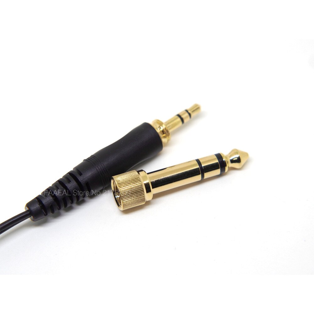 Replacement Cable for Sennheiser HD25 HD25-1 HD265 HD535 HD545 HD560 HD565 HD580 HD600 HD650 Headphones Gold Plated Audio Lead