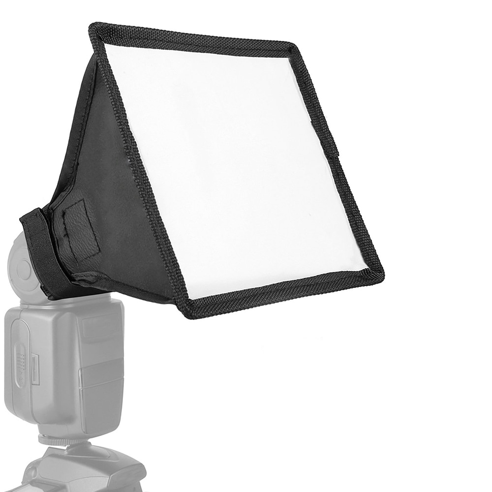 Universal Flash Diffuser Licht Softbox Inklapbare Speedlite Translucent Soft Box met Draagtas Voor DSLR Camera Flitsers