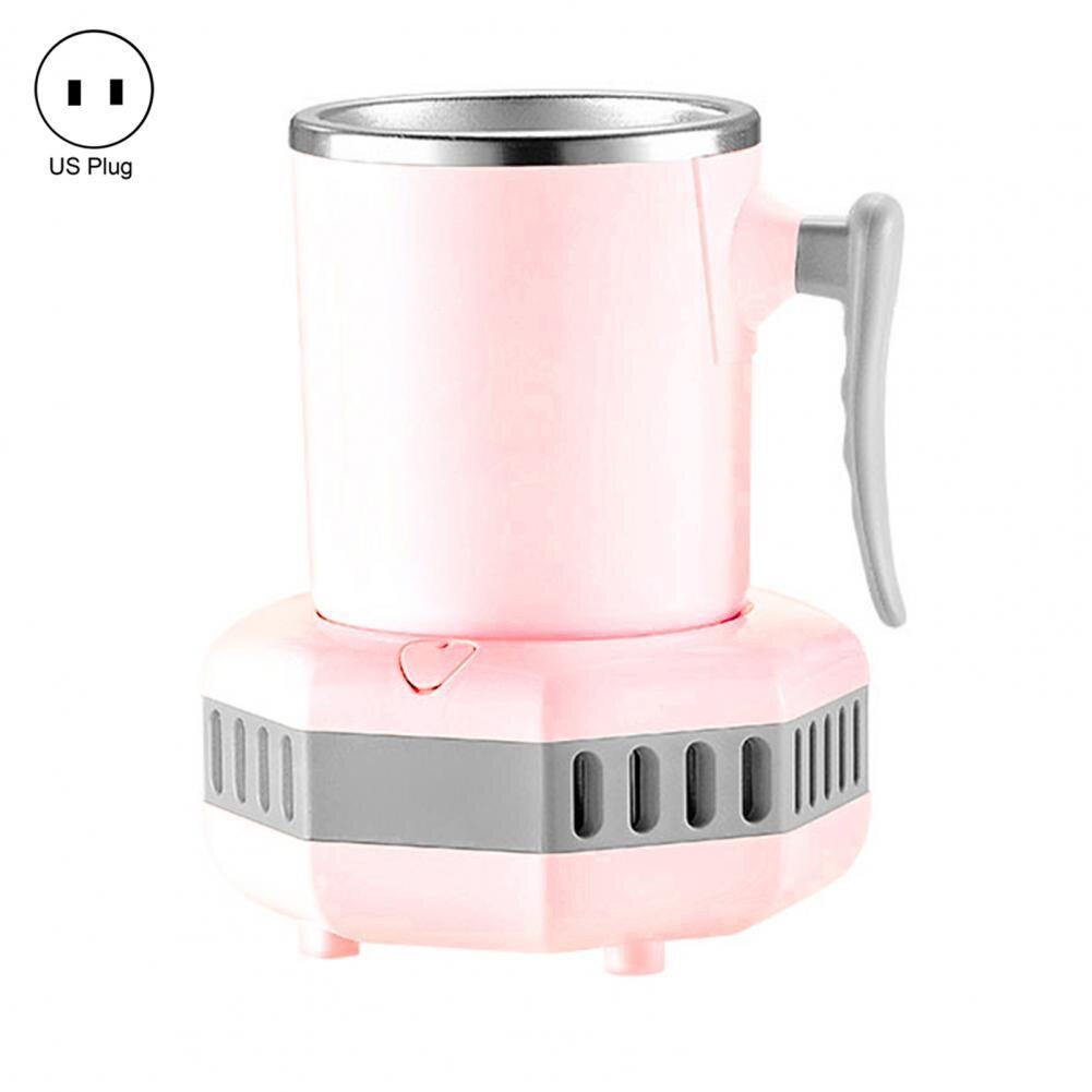 Useful Fast Cooler Cup Easy to Clean Long Lasting Compact Easy Operation Qucik Cooling Cup: Pink1 US Plug