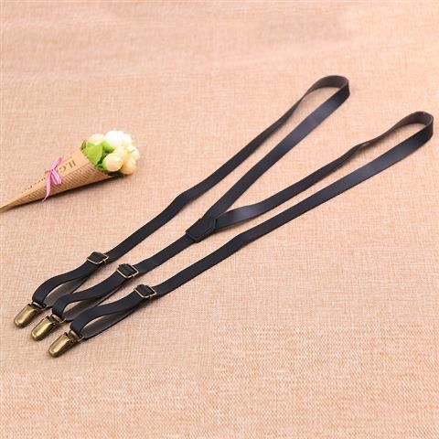 Heren Bretels Pu Bretels Y Shape Strap Clip Volwassen Broek Jarretel Bretels Accessoires Bruiloft Casual Wear