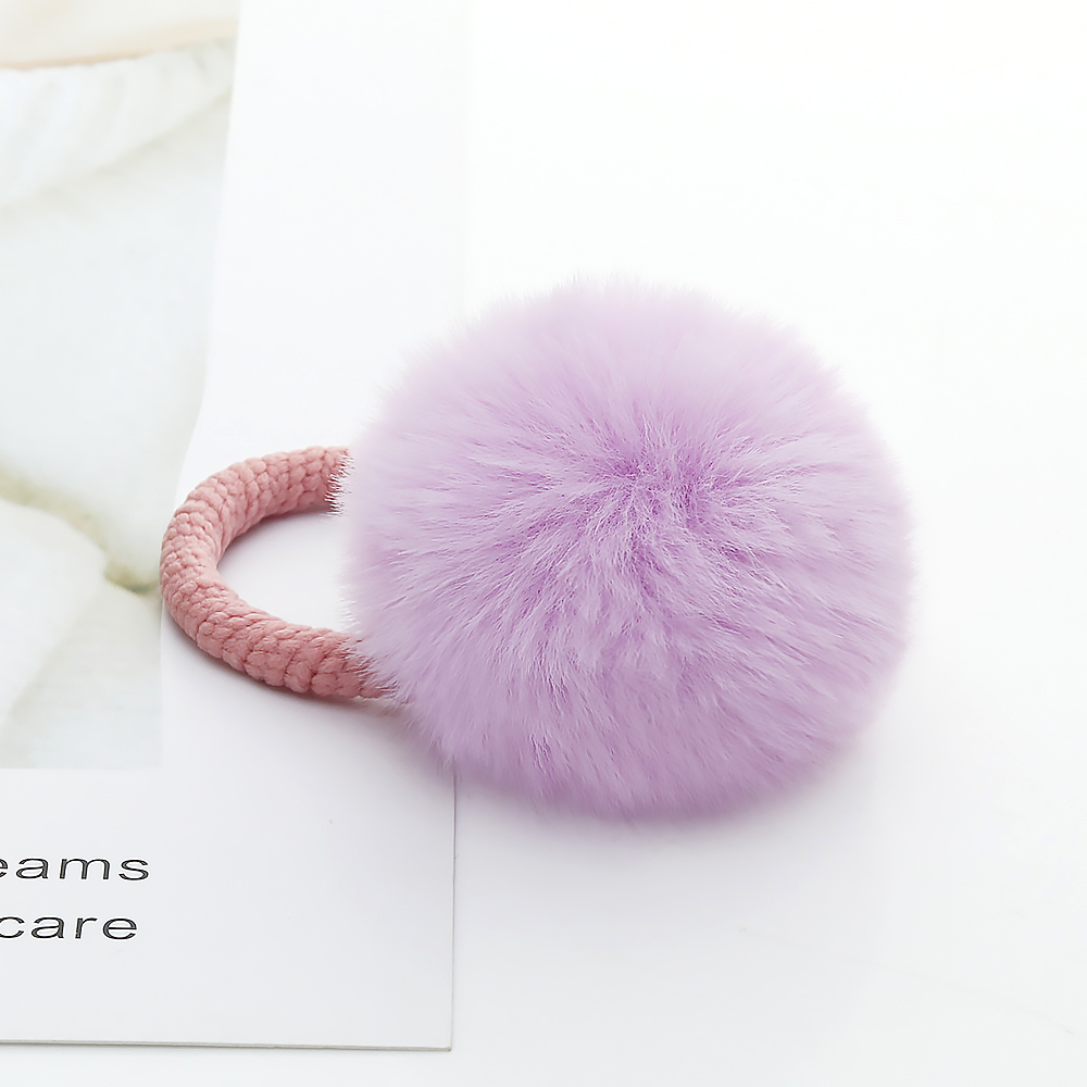 Bandes de cheveux en peluche lapin doux, accessoires, attache élastique, attache pour cheveux, Clip pour cheveux, pour femmes et filles: kaki foncé