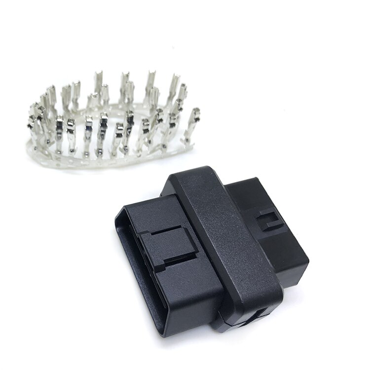 OBD2 16Pin Connector connector / housing OBD male + female + shell + terminal for car diagnostic tool code reader