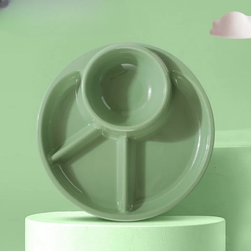 Talerz Naczynie Porcja bariatryczna Jedzenie Planowanie diety Talerze wagi Podzielone Odżywianie Utrata Utrata Porcji Przekąnarty Przegródka Narzędzie