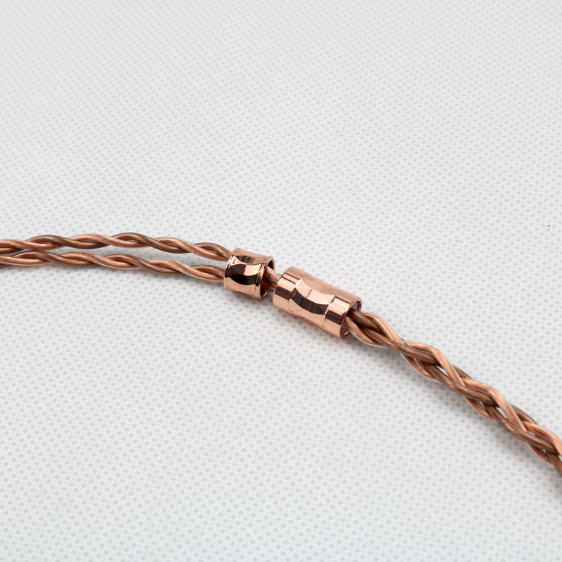 XINHS G10 4-core 7N bright copper+7N dark copper HIFI headphone cable: 2XS / MULTICOLOR