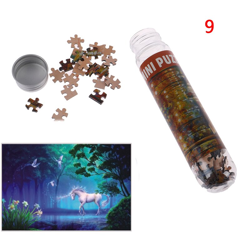 150 Uds Mini tubo de prueba rompecabezas pintura al óleo rompecabezas juguete educativo para adultos niños: A9