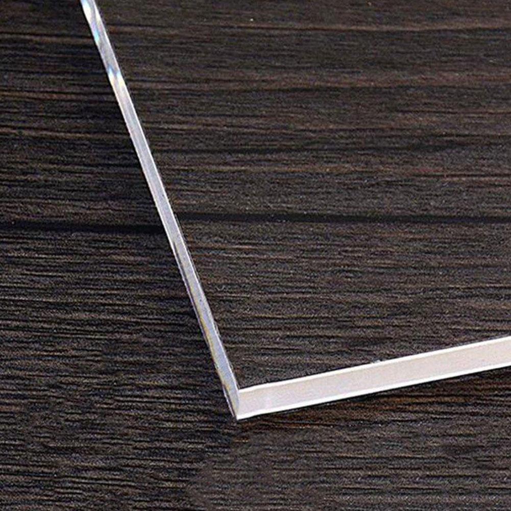 Acrylic Stamp Back Panel Lightweight Transparent Rectangular Stamp Block Color Shape Process Tools Scrapbooking DIY U3U1