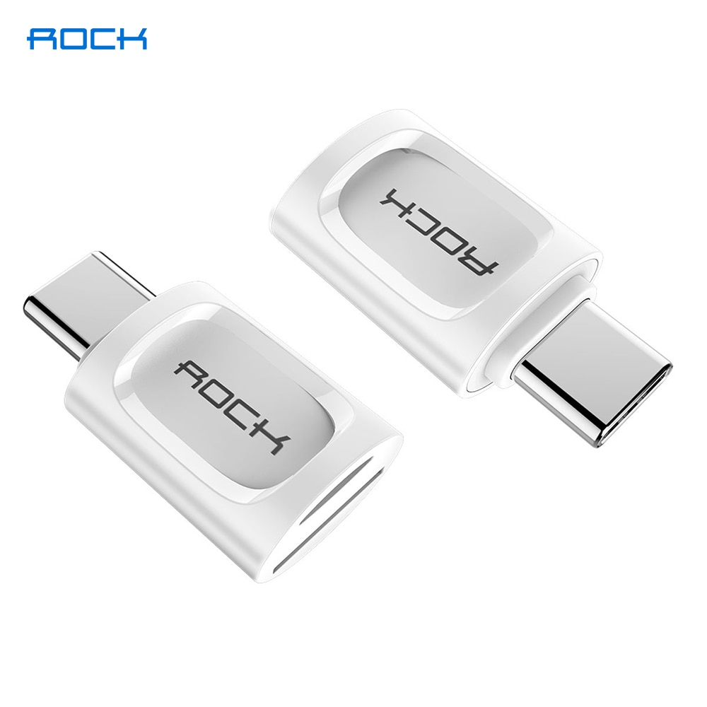 Lecteur de carte Portable de Type C de roche USB-C TF SD OTG adaptateur type-c lecteur de carte mémoire pour Samsung S20 Macbook Xiaomi 10 pro