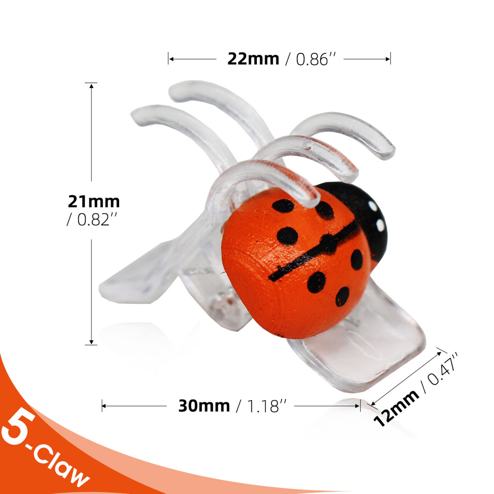 10-200PCS Plastic Plant Support Clips Orchid Stem Clip for Vine Support Vegetable Flower Tied Bundle Branch Clamping Garden Tool