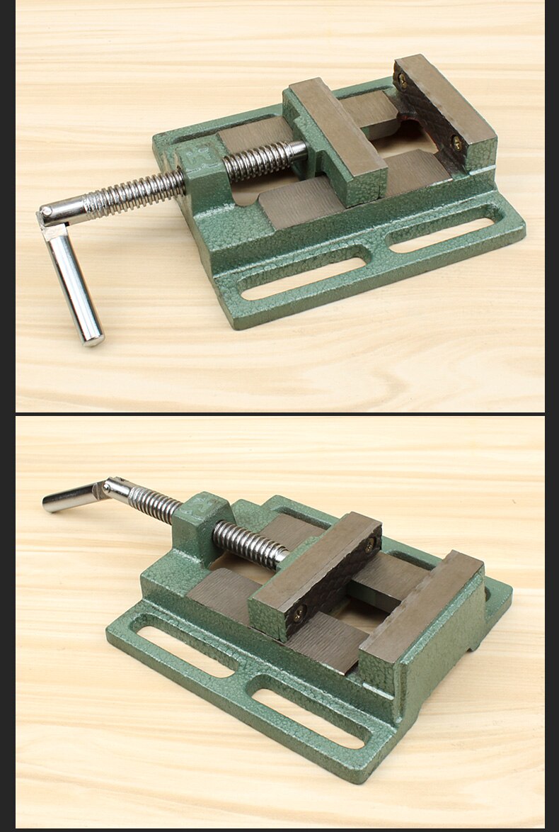 3 Inch Drill Press Vice Bench Clamp Flat Tongs Vise Drilling Machine Clamping Clamp Firmly Woodworking hand tool 180 rotatable