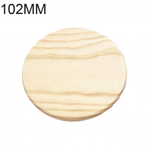 Reusable Mason Jar Canning Caps Non Leakage Pine Wooden Cover Lids with Silicone Seal Ring for Candle Cup Glass Accessories: 102mm
