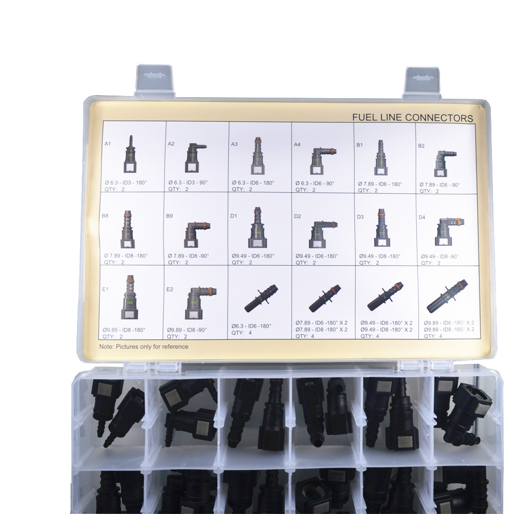 Kits de connecteurs rapides de tuyau de carburant de style de voiture automatique 800-588M pour l'entretien de conduite de carburant et le bricolage