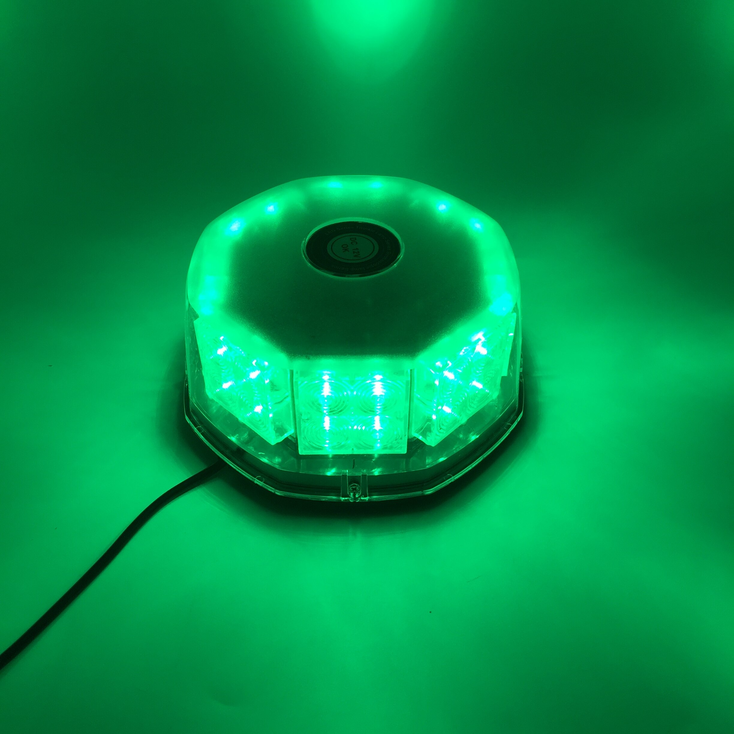 32 led runda 12v bilar lastbil nödblinkande ljus polis led varningslampa blixtljus fyr fordonstak säkerhetssignal belysning