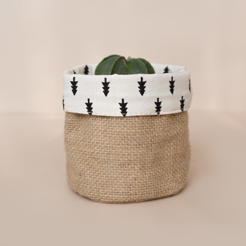 Decorative Jute Flower Pot Covers: Tree 13-13