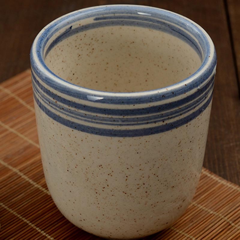 2 stks/partij 150 ml Master Cup Vintage Keramische Grof Aardewerk Handgeschilderde Cups Drinkware Mok Espresso Koffie Melk Mugss Theewaar art