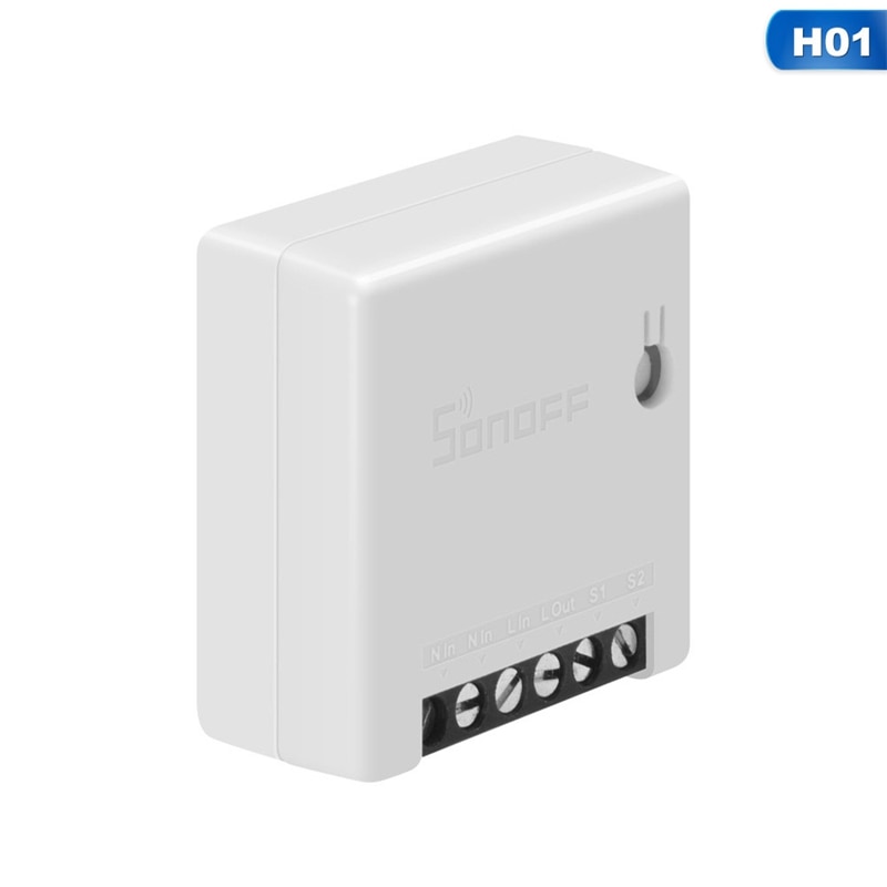 Sonoff MINI DIY Smart Switch Wifi Dual Controller Timer Via e-Welink APP Remote Control Switches sonoff dual r3 sensor: Default Title