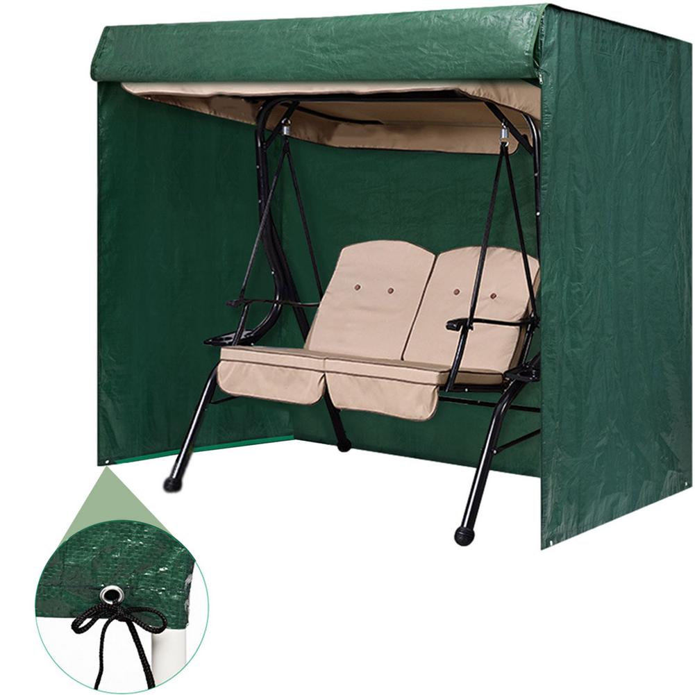 2-Seater Garten Schaukel Abdeckung Hängematte Terrasse Abdeckung UV Sonne Regen Geschützt fallen Wasserdicht Hängematte Ich bin Freien Sonnen Schaukel Abdeckungen