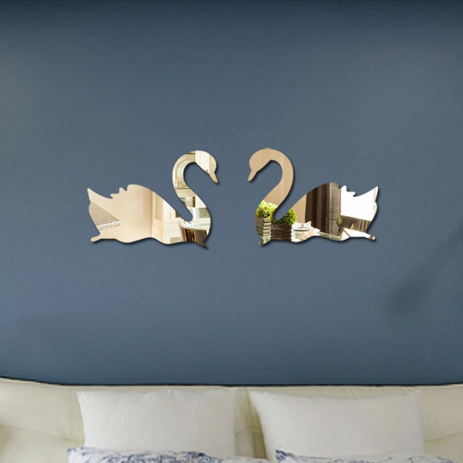 Zwaan Muurstickers Voor Kinderen Kamers Home Decor Zwom Stickers Op De Muur Poster Pegatinas Cisnes